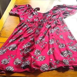 Torrid size 2 rose print dress